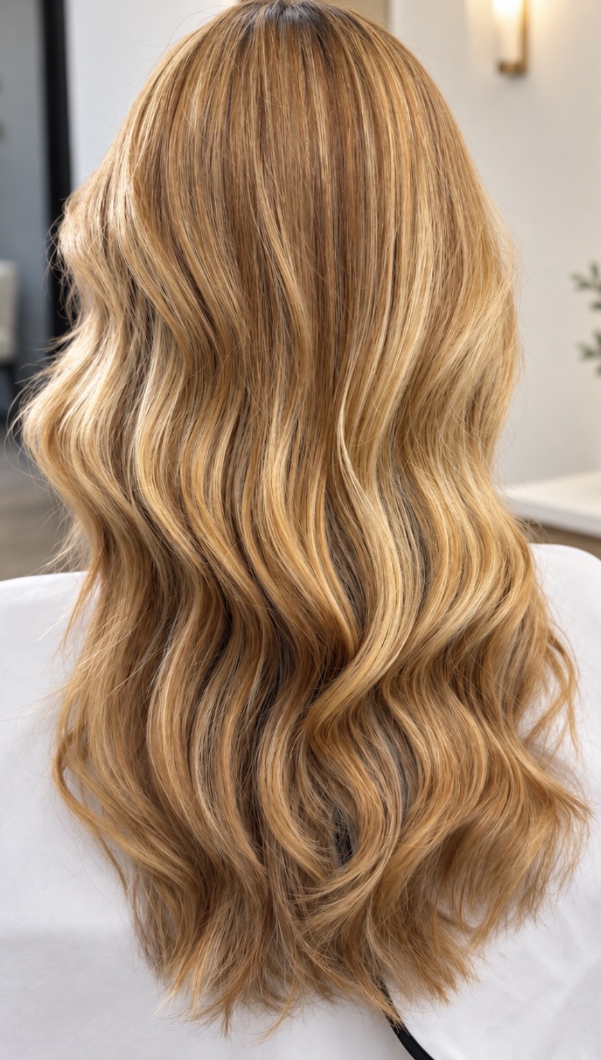 Golden balayage by Jacky